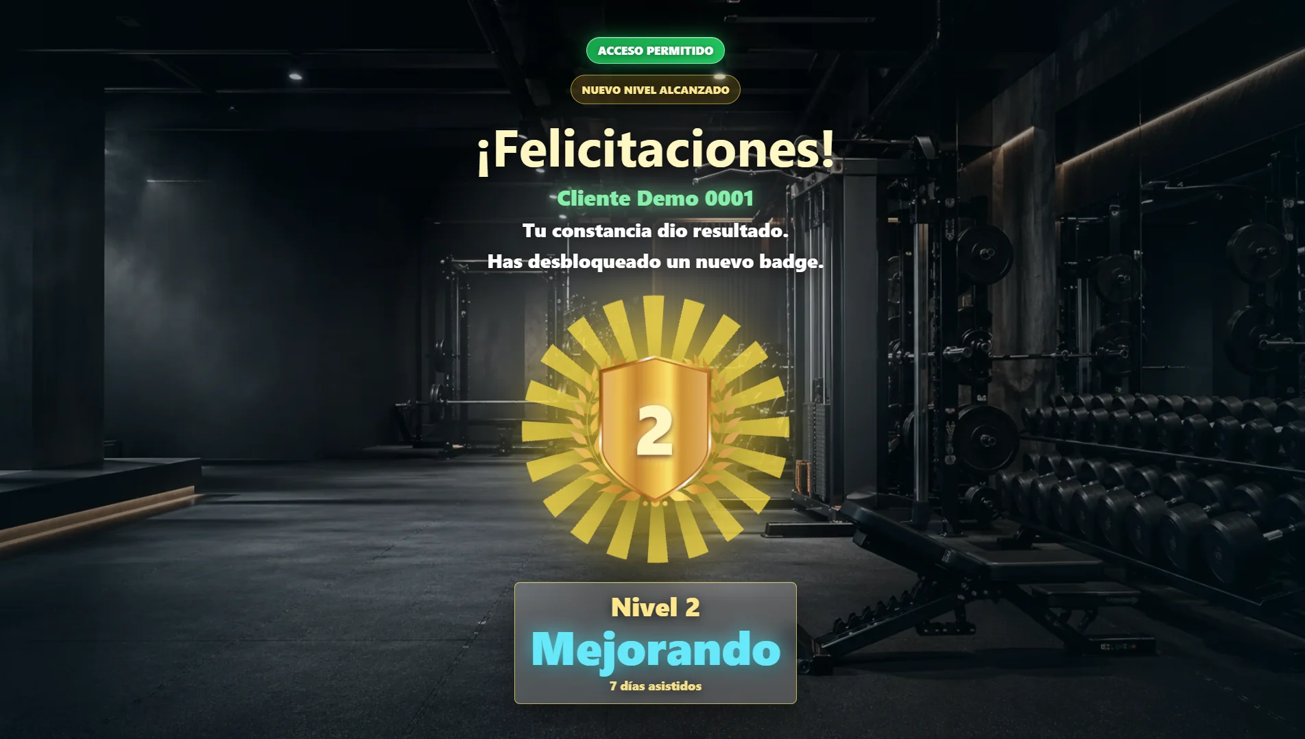Cliente sube de nivel en sistema para gimnasios en Chile